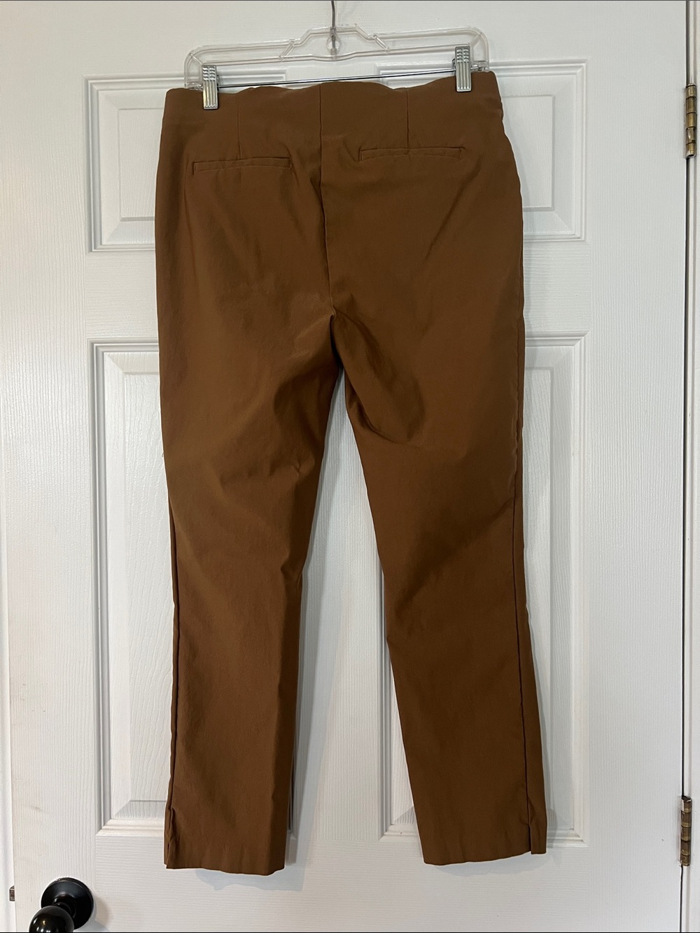 crosby. Straight-Leg Pants in Warm Brown - Picture 3 of 3
